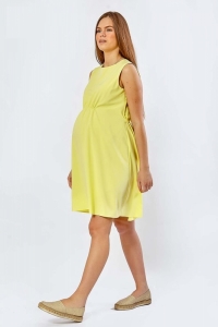 Платье для беременных летнее, желтое